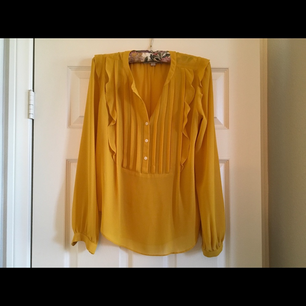Fall Maize Color Blouse